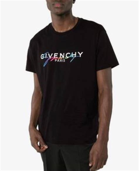 maglietta givenchy nera uomo